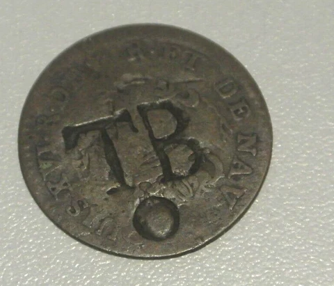 Trinité-et-Tobago 2 sous de  cayenne 1789 A  RARE Cover