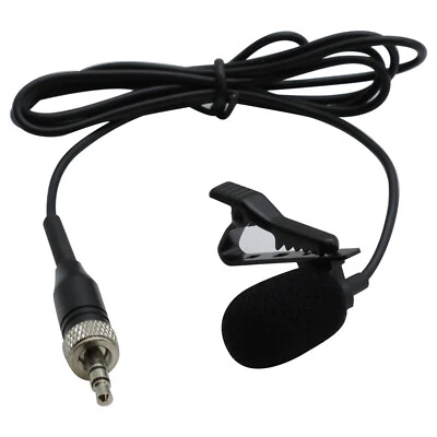 Lapel Lavalier Microphone for Sennheiser ew100 sk100 G1 G2 G3 G4 MKE2 Black - Image 1 of 3