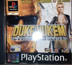 Sony PS1 Black Label PAL Duke Nukem: Land Of The Babes With Manual - Picture 1 of 7