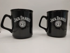 Jack Daniels Antiguo No. Juego de 2 tazas de café de vidrio de whisky Tennessee - Imagen 1 de 13