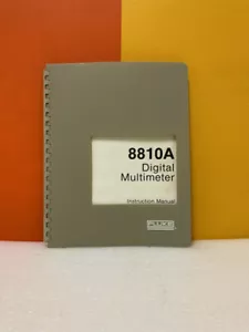 Fluke 472472 8810A Digital Multimeter Instruction Manual - Picture 1 of 2