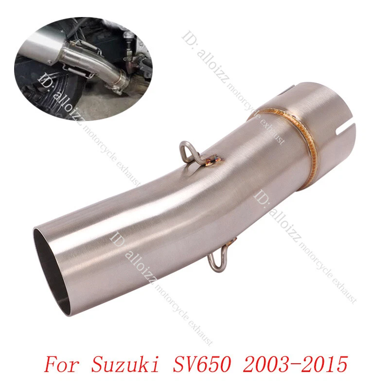 Slip For Suzuki SV650 2003-15 Motorcycle Exhaust Mid Link Pipe 51mm Muffler Pipe - Image 1 of 4