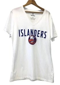 Neu Damen Fanatics Marke New York Islanders Team Drift kurzärmelig Gr. Med - Bild 1 von 4