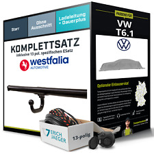 Produktbild - Für VW T6.1 Pritsche, Fahrgestell Anhängerkupplung starr +eSatz 13pol 19- kpl.