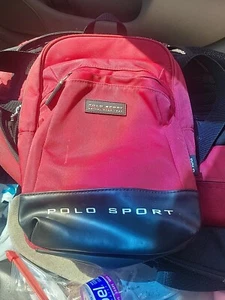 Polo Sport Ralph Lauren Damenrucksack klein rot - Bild 1 von 2