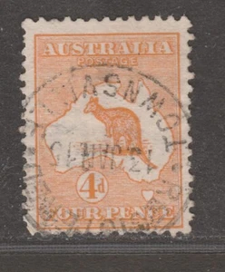 1913 4d Orange Roo CDS "Townsville" - Bild 1 von 2