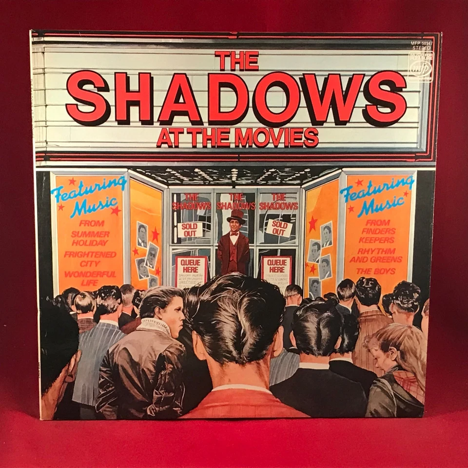 THE SHADOWS  At The Movies 1978 UK Vinyl LP Foot Tapper Frightened City B - Image 1 of 1