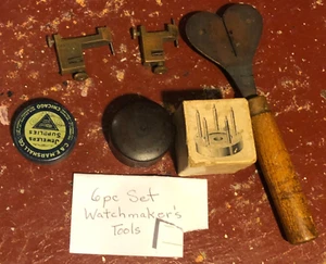 LOT OF 6 - VINTAGE WATCHMAKER'S / JEWELER'S TOOLS - Picture 1 of 8