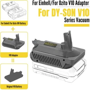 Batterie Adapter für Einhell 18V Akku Konvertieren für Dyson V10 Cyclone Animal - Picture 1 of 12