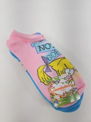 NICKELODEON Rugrats, Ren + Stimpy, Rockos, Hey Arnold 5PK No Show Talla 4-10 Nuevo con Etiquetas  Foto 1 de 3