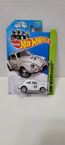 HOTWHEELS WORKSHOP  VOLKSWAGEN  WHITE BETTLE - Picture 1 of 5