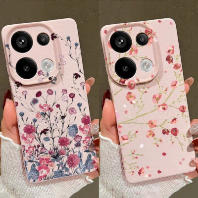 For Xiaomi Redmi Note 14 13 12 11 Pro 13T Flower Silicone Slim Soft Case Cover - Image 1 of 4