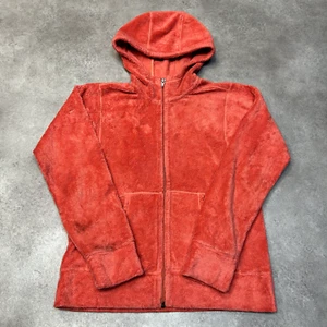 Patagonia Fleece Hoodie Womens Small Teddy Soft Full-Zip Hiking Sweatshirt, Pink - Picture 1 of 9