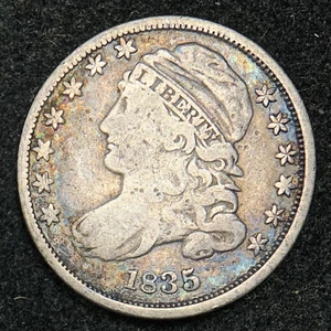 1835 10C Capped Bust Dime - Picture 1 of 2