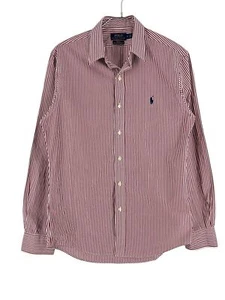 POLO RALPH LAUREN Slim Gestreiftes Hemd Lässig Formal Herren Größe M - Bild 1 von 8