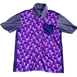 Vintage Lucky Luke Made in USA Colorful Button Up Shirt XL - Picture 1 of 8