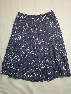 Ellen Tracy Saks Fifth Avenue  Women Printed Silk Skirt Size 6 - Image 1 of 4