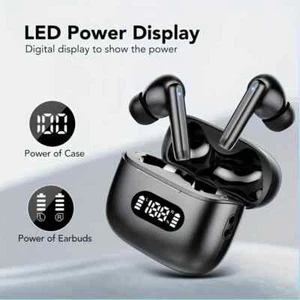 Wireless Earphone 40dB Noise Cancelling Bluetooth 5.3 Kopfhörer 6 Mic ENC mit L - Bild 1 von 6
