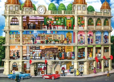 MasterPieces Fields Department Store 1000 Piece Jigsaw Puzzle - Image 1 of 4