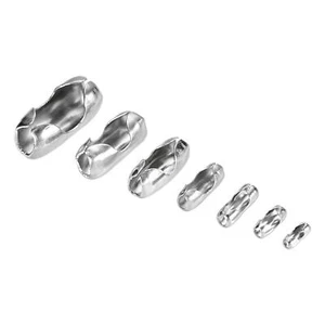 Ball Chain Connector 1.5mm 2mm 2.4mm 3.2mm 4mm 5mm 6mm Chains Clasp Clips 1 Set - Picture 1 of 5