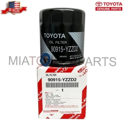 Genuine Toyota Lexus IS300 GS300 SC300 Oil Filter OEM 90915-YZZD2 Drain Gasket - Image 1 of 4