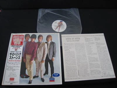 Rolling Stones 5 x 5 Япония только выпуск 12 дюймов размер EP винил с OBI промо этикетка - Изображение 1 из 4