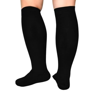 Extra Wide Calf Compression Socks for Women & Men, Plus Size Compression Sock... - Picture 1 of 6