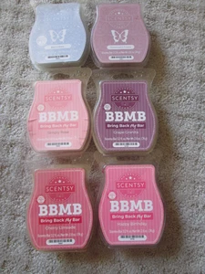 6 Düfte Scentsy Bars BBMB Rose Happy Birthday Cherry Limeade Traube Rosenholz ++ - Bild 1 von 2