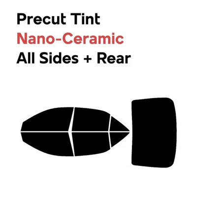 Película de ventana precortada automotriz nano cerámica cualquier % tinte para Toyota Camry 2007-2011 Foto 1 de 4