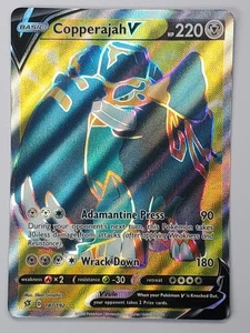 Copperajah V (Full Art) 187/192 Holo Ultra Rare SWSH02: Rebel Clash NM Englisch - Bild 1 von 2