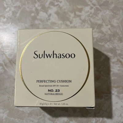 Sulwhasoo Perfecting Cushion Compact 15g + Refill No. 23 Natural Beige US SELLER - Image 1 of 4