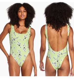 NUEVO CON ETIQUETAS $190 Talla 14 DD Vitamina A REESE Una Pieza Cítrico Floral - Imagen 1 de 4