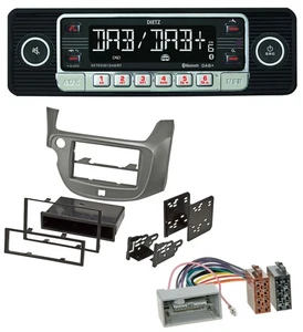 Dietz USB DAB MP3 Bluetooth Autoradio für Honda Jazz (ab 2009) - silber - Bild 1 von 9