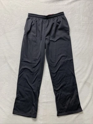 Pantalones grandes Reebok Jogger para hombre carbón pierna ancha acampanados cordón forrados de lana Foto 1 de 4