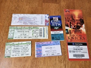 Sports Tickets Lot Bundle - Jets - Giants NFC Champions - NY Knicks - Red Bulls - Picture 1 of 8