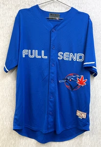 Camiseta deportiva azul Toronto Blue Jays L envío completo Nelk Boys - Imagen 1 de 4