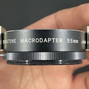 ADATTATORE MACRO con 2 SCARPE FLASH METALLO ATTACCO GIREVOLE MISURA 55mm by SPIRATONE - Foto 1 di 4
