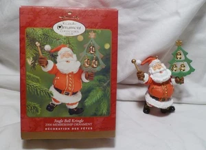 Jingle Bell Kringle 2000 Mitgliedschaft Punze Andenken Ornament Weihnachtsmann  - Bild 1 von 5