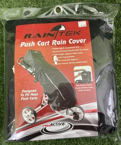 Cubierta de lluvia para carro de golf RainTek NUEVA negra - Imagen 1 de 2