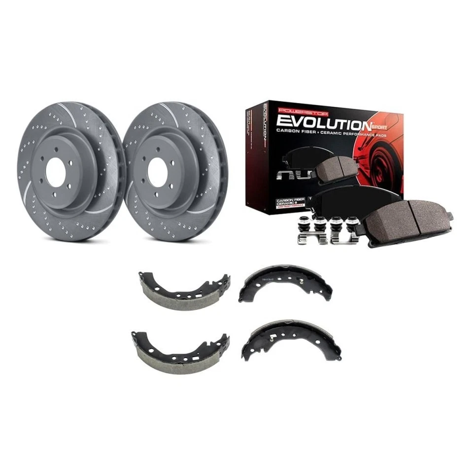 For Toyota Corolla 09-19 3-Pc 3GD Series Sport Slotted Brake Rotor Kit - Image 1 of 1