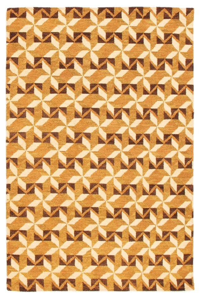 Vintage Hand Woven Traditional Kilim Rug 3'9" x 5'9" Oriental Wool Carpet - Image 1 of 4