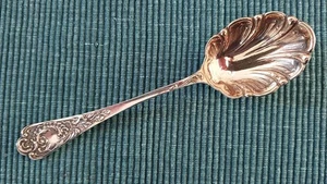 Antiker Zuckerlöffel Silber 800 Bruckmann Rokoko - Bild 1 von 8