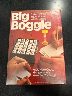 BIG BOGGLE WORD GAME 1979 SEALED - Image 1 of 4