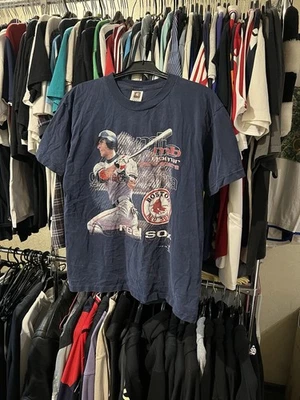 1998/1999 VINTAGE BOSTON RED SOX MLB BASEBALL NOMAR GARCIAPARRA BAND FADED TEE - Image 1 of 4