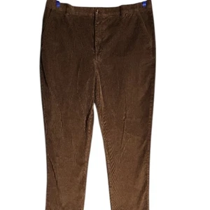 LL Bean Men’s 40x32 Brown Corduroy Pants Stretch Comfort Casual Fall - Picture 1 of 7