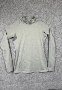 Camisa ajustada Nike Pro Combat para hombre gris medio cuello falso capa base térmica - Imagen 1 de 7