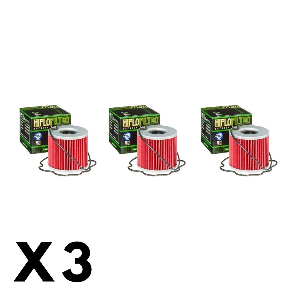 Paquete de 3 filtros de aceite Hiflo para Suzuki GS650G Katana 1981-1983 Foto 1 de 1