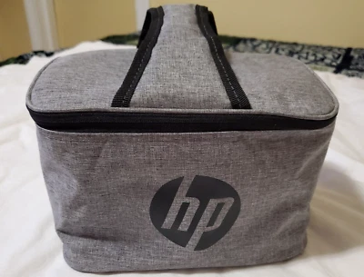加垫相机摄像机胶片手提箱带惠普标志灰色/黑色--全新 — 第 1/4 张图片