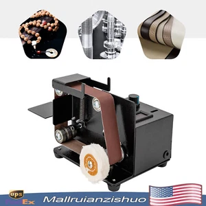Electric Polishing Grinding Machine with 10PC Abrasive Belt for Wood Metal Knife - Picture 1 of 22