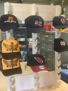 Hat Rack Baseball Cap Holder Hanging Organizer Wall Mount Hatrack Storage Hanger - Picture 1 of 6